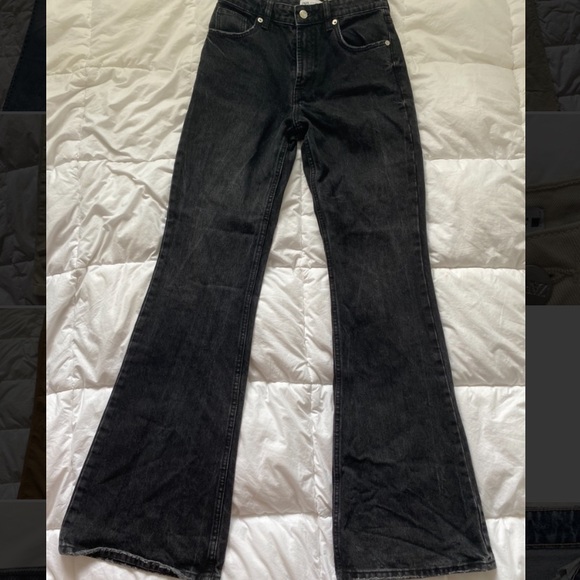 Zara Full Length Flare Jeans - Picture 1 of 2